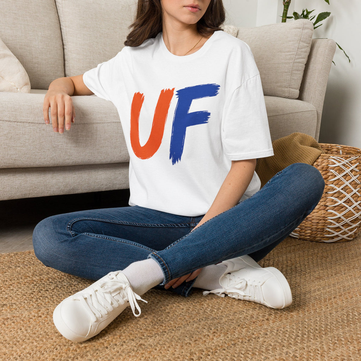 University of Florida "UF" Brush Stroke T-Shirt