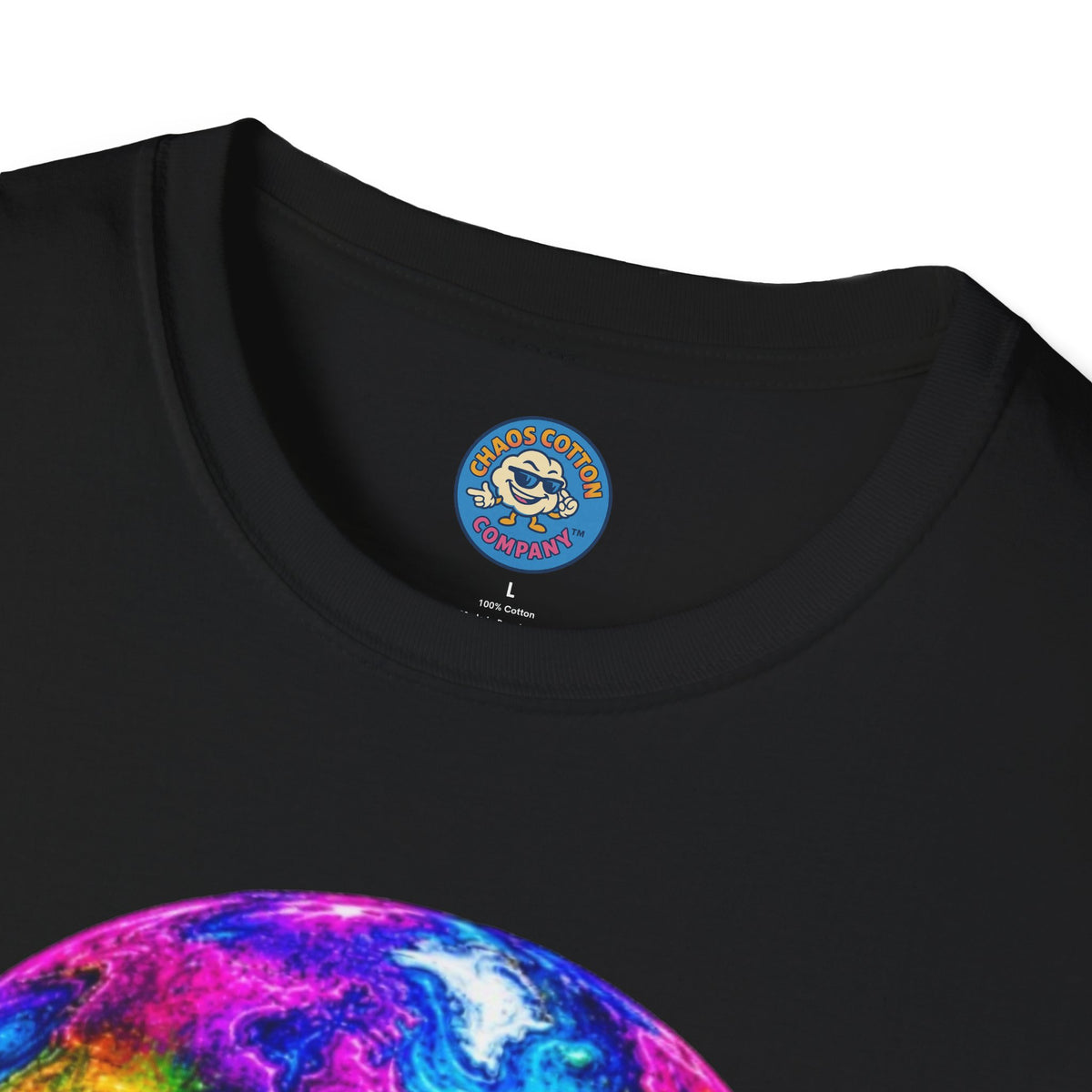 Rainbow Drip Earth T-Shirt