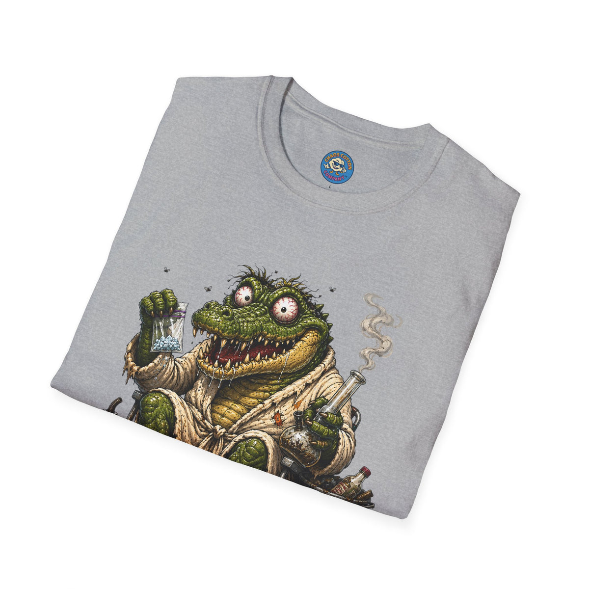Gator Monster Smoking Pipe T-Shirt