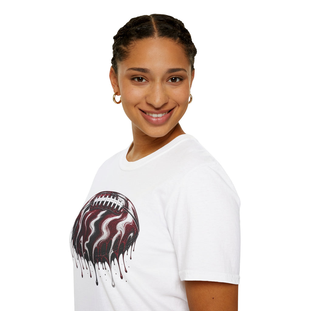 South Carolina Gamecocks Drip Football T-Shirt