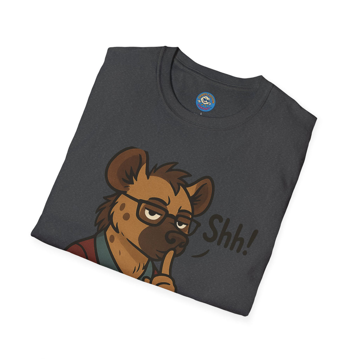 The Quiet Hyena Librarian T-Shirt