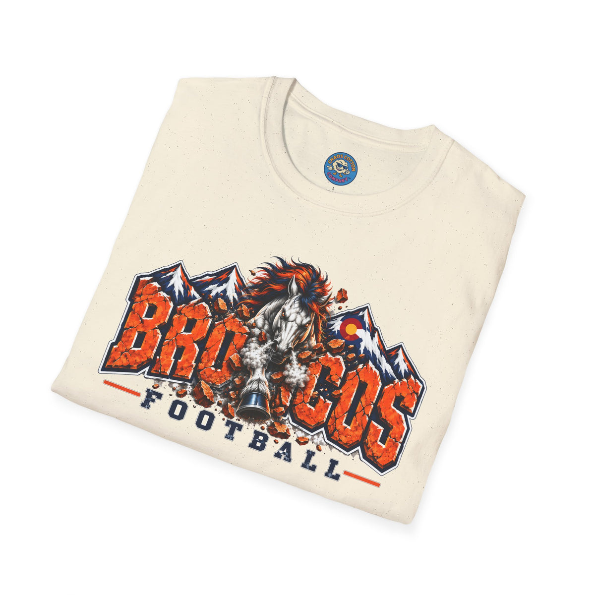 Broncos Football Mountain T-Shirt (V5)