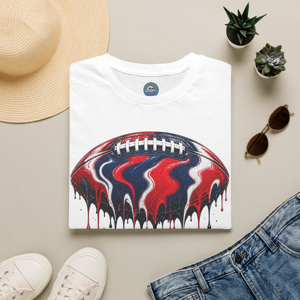 Ole Miss Drip Football T-Shirt