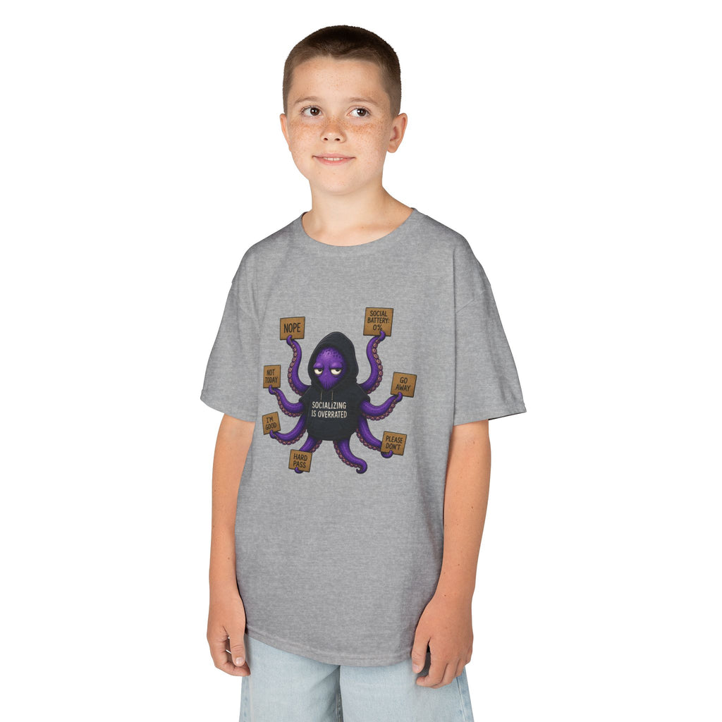 Anti-Social Octopus Kid's T-Shirt