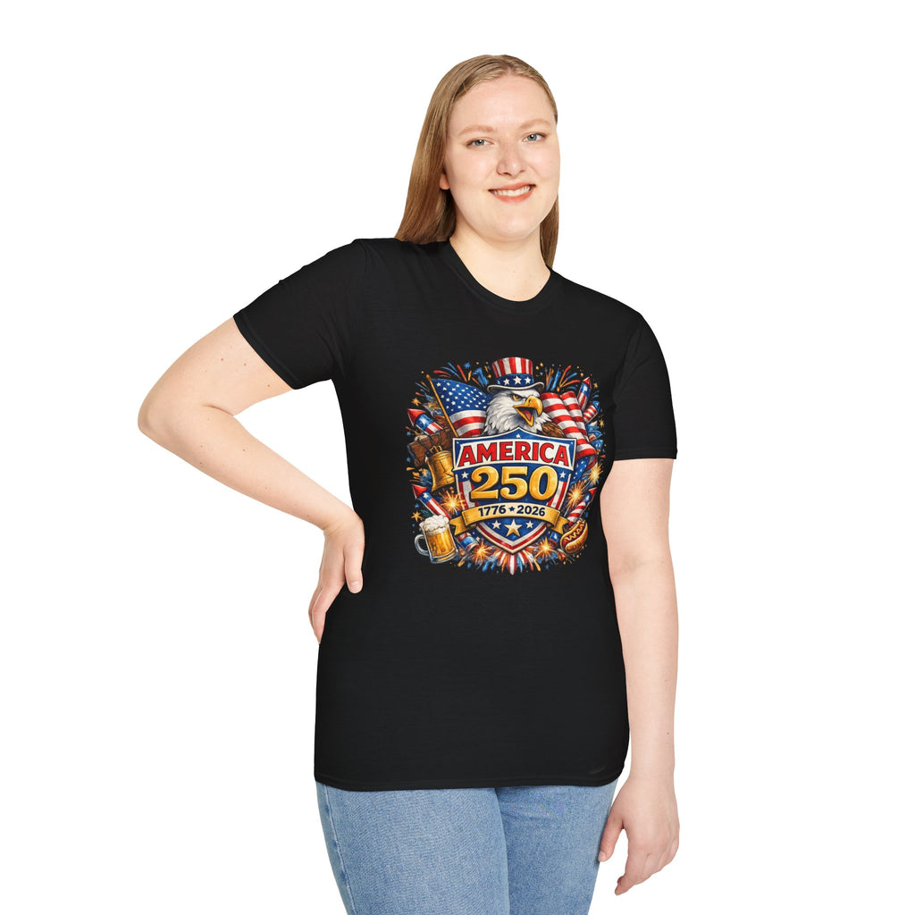 1776-2026 America 250 Patriotic T-Shirt