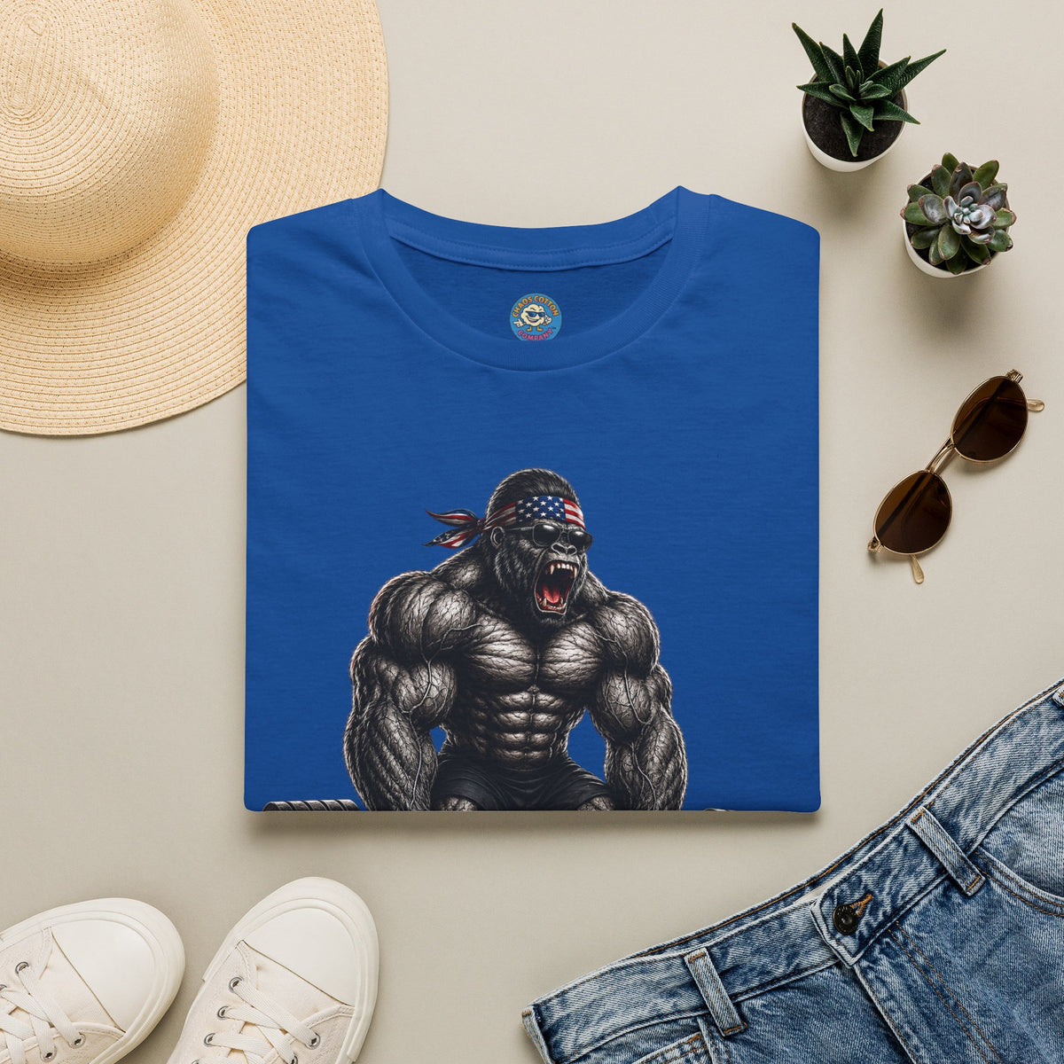 Gorilla Weightlifting T-Shirt (Deadlift)