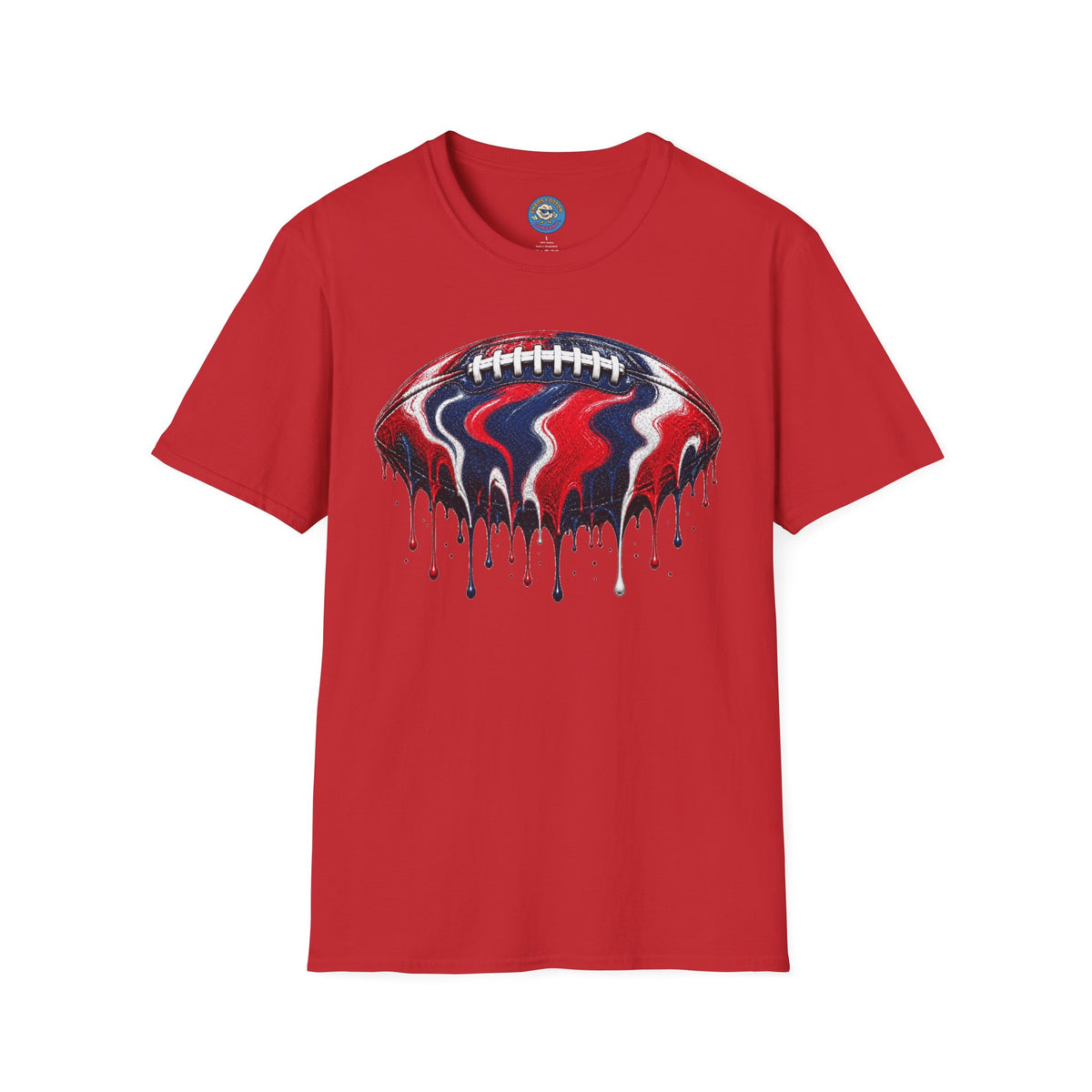 Ole Miss Drip Football T-Shirt