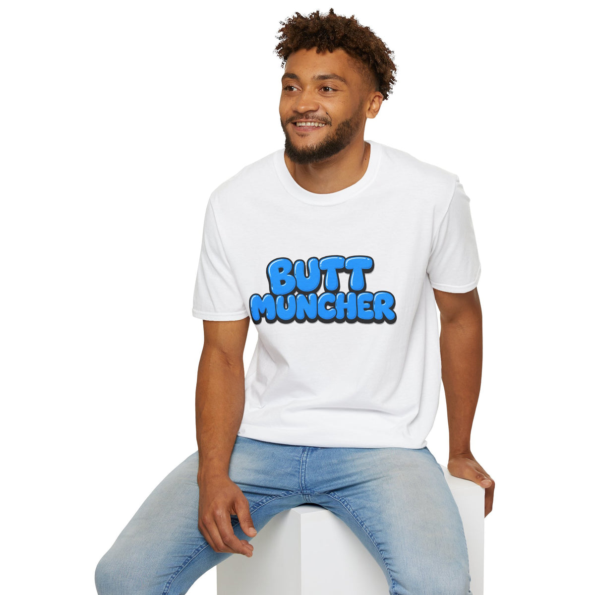 Butt Muncher T-Shirt (Blue)