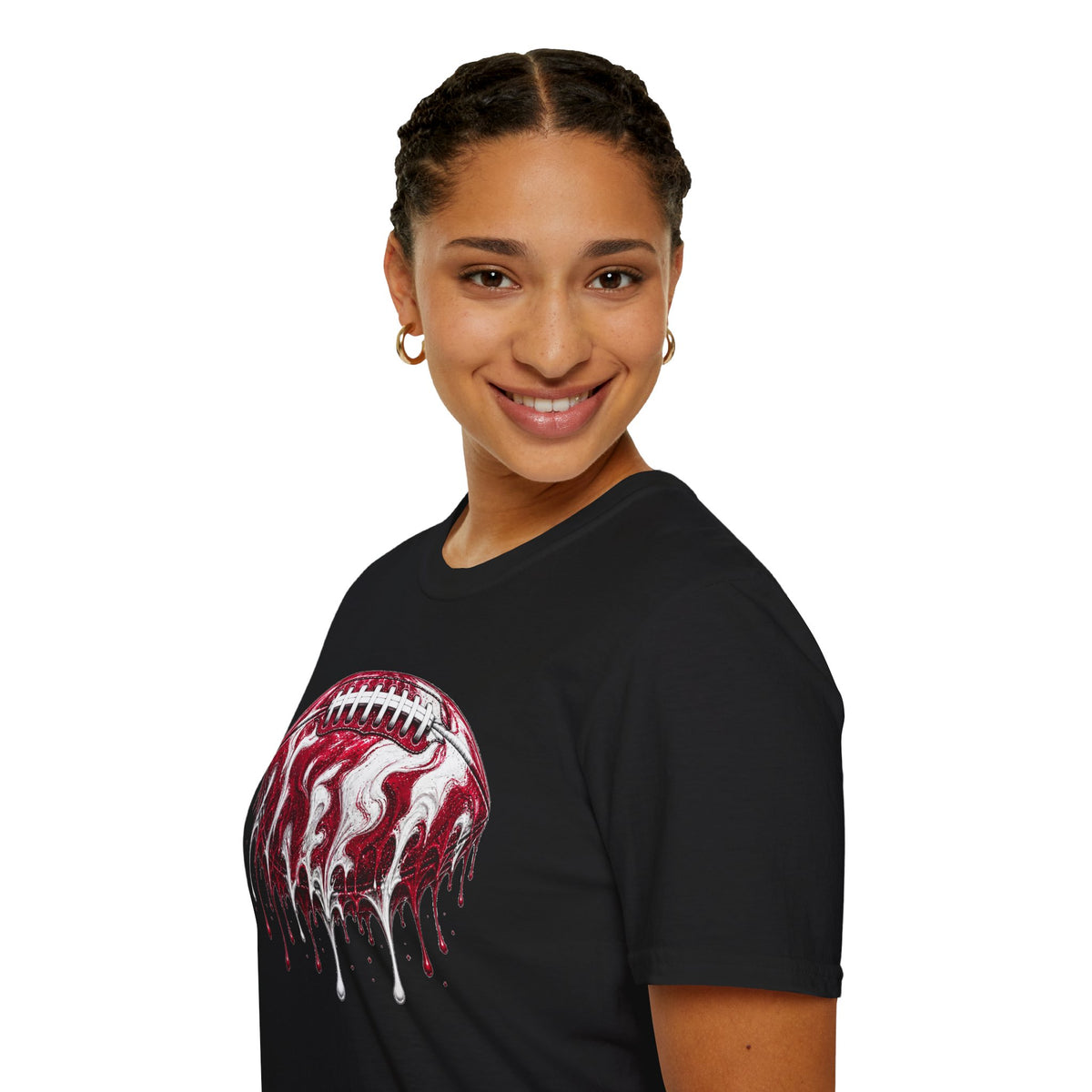 Oklahoma Sooners Drip Football T-Shirt