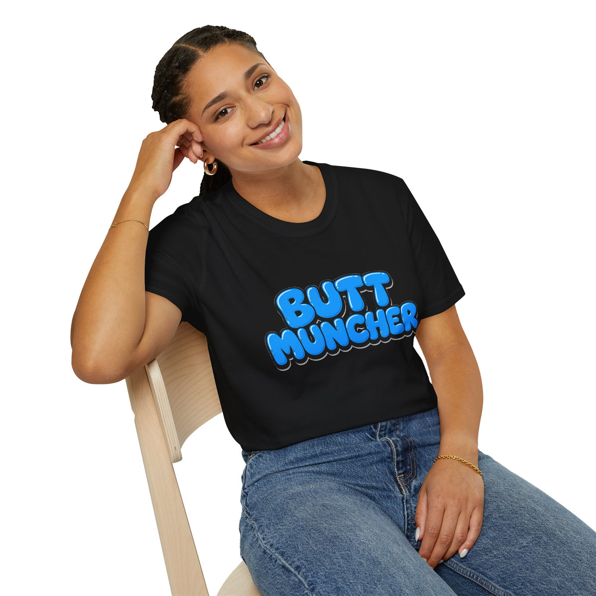 Butt Muncher T-Shirt (Blue)