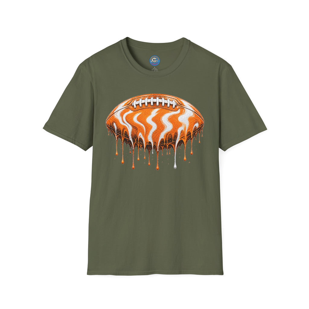 Tennessee Volunteers Drip Football T-Shirt