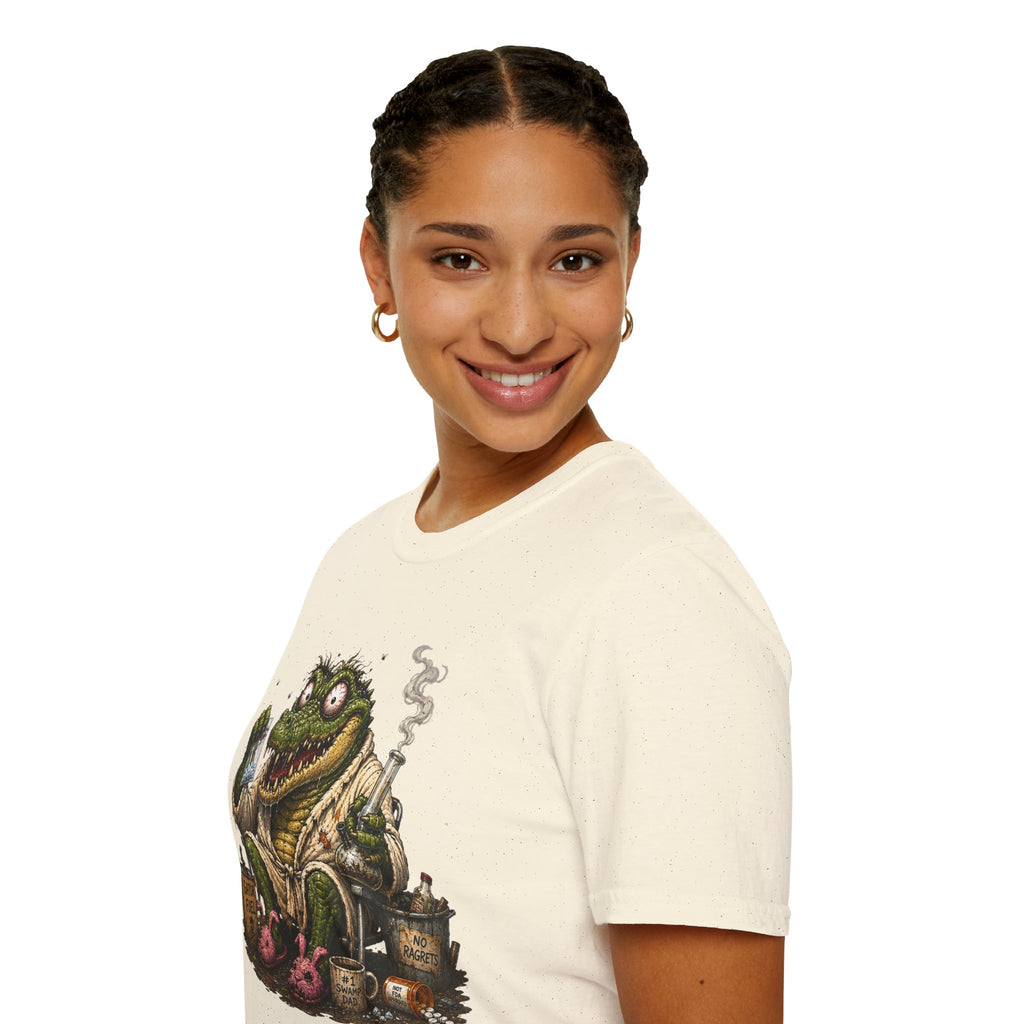 Gator Monster Smoking Pipe T-Shirt