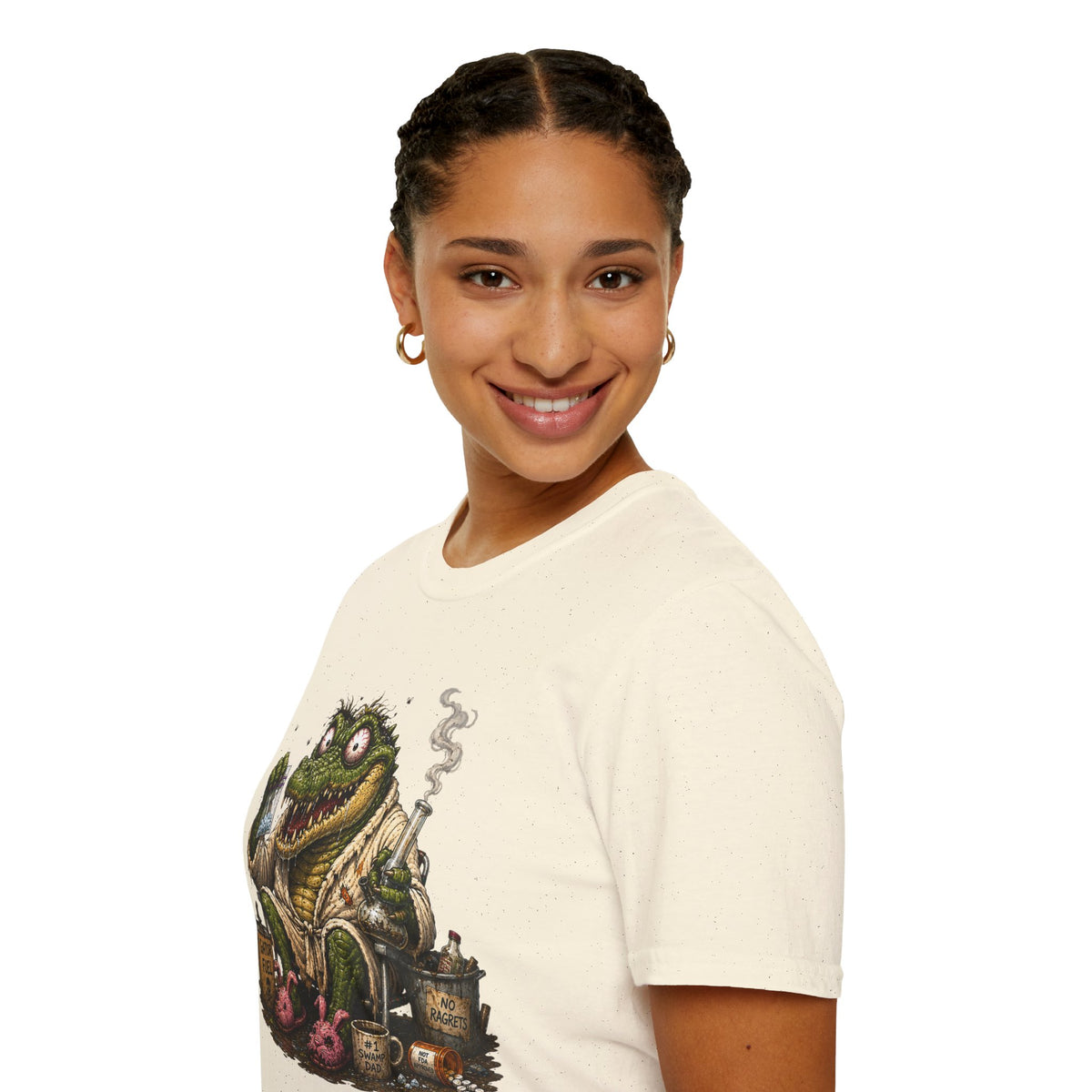 Gator Monster Smoking Pipe T-Shirt
