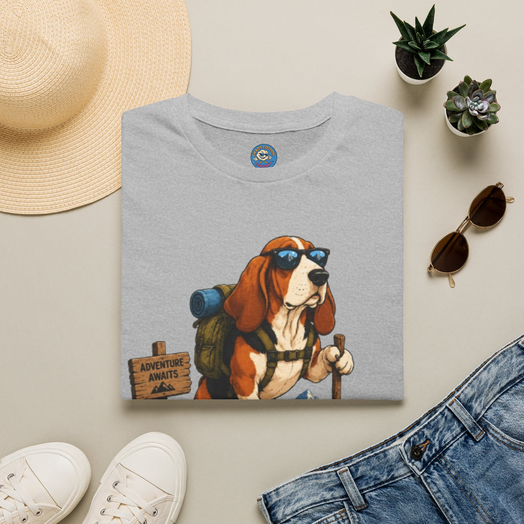 Hiking Basset Hound T-Shirt