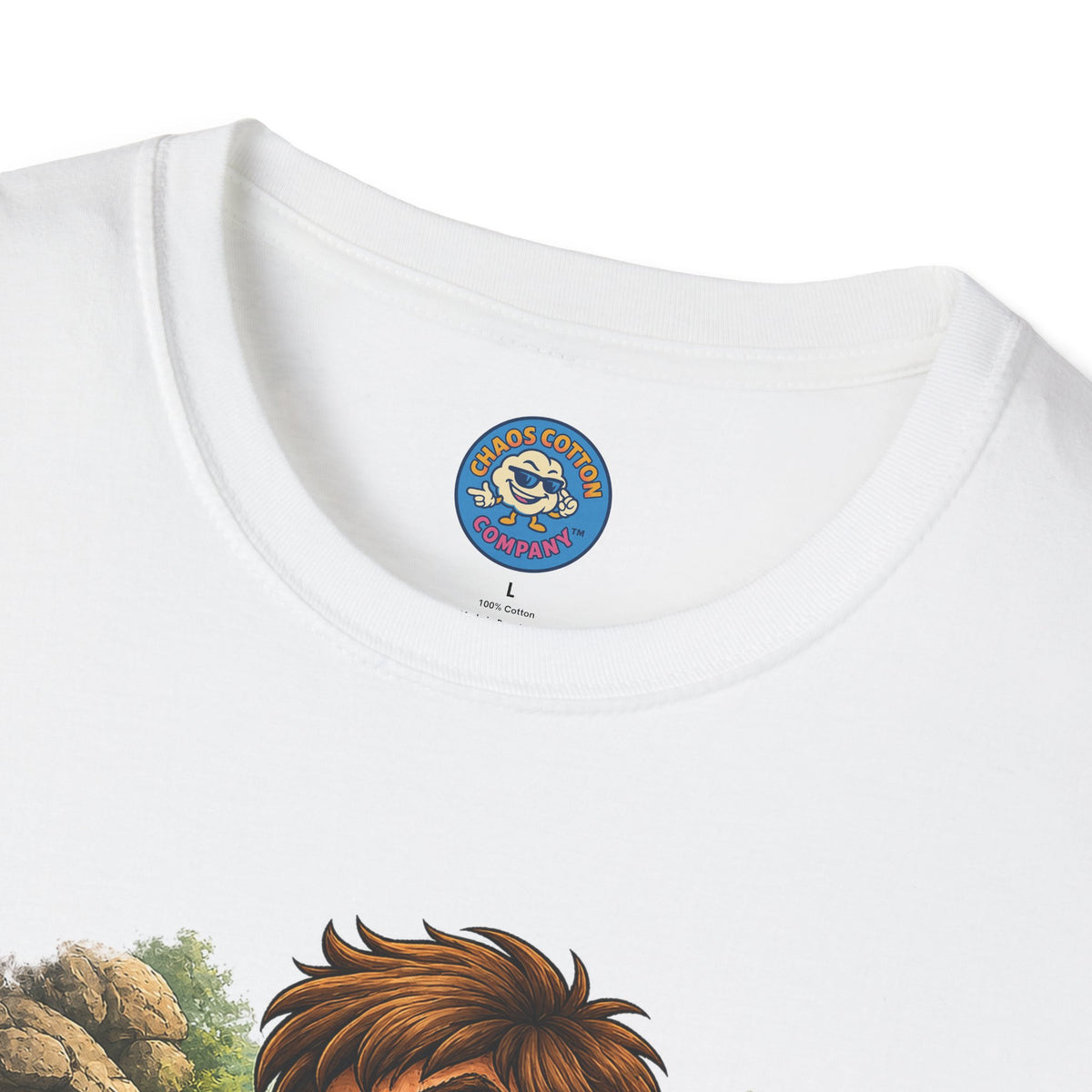 Caveman Discovers a Lighter T-Shirt