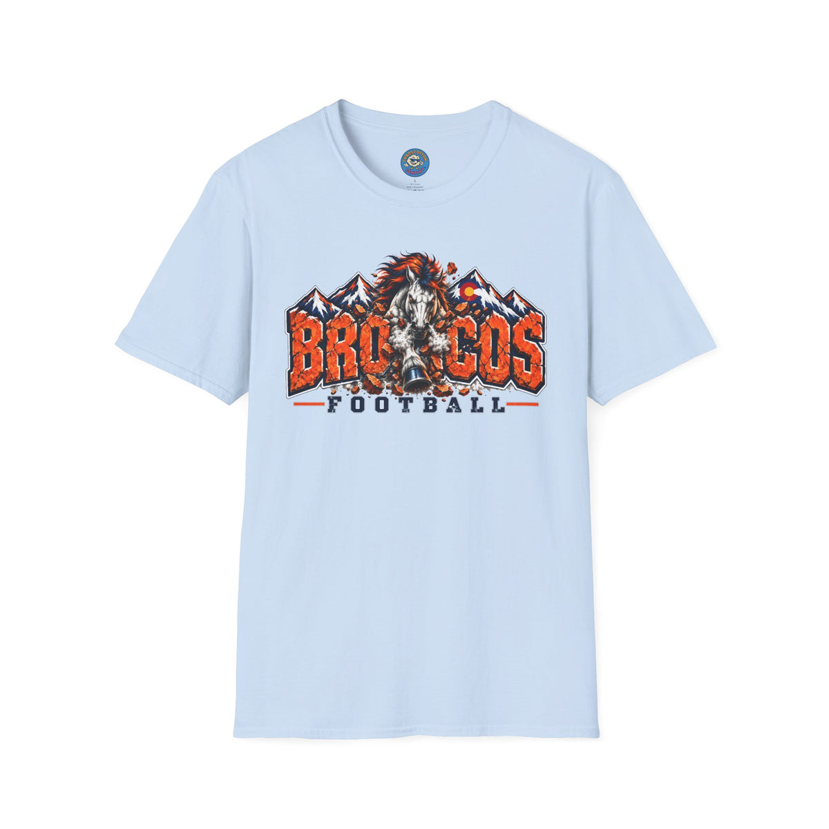Broncos Football Mountain T-Shirt (V5)