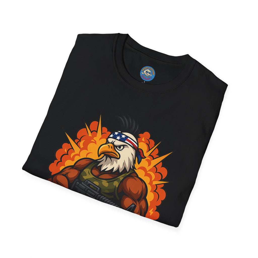 Patriotic Eagle Warrior T-Shirt