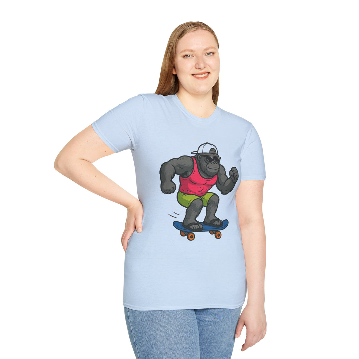 Skateboarding Gorilla T-Shirt