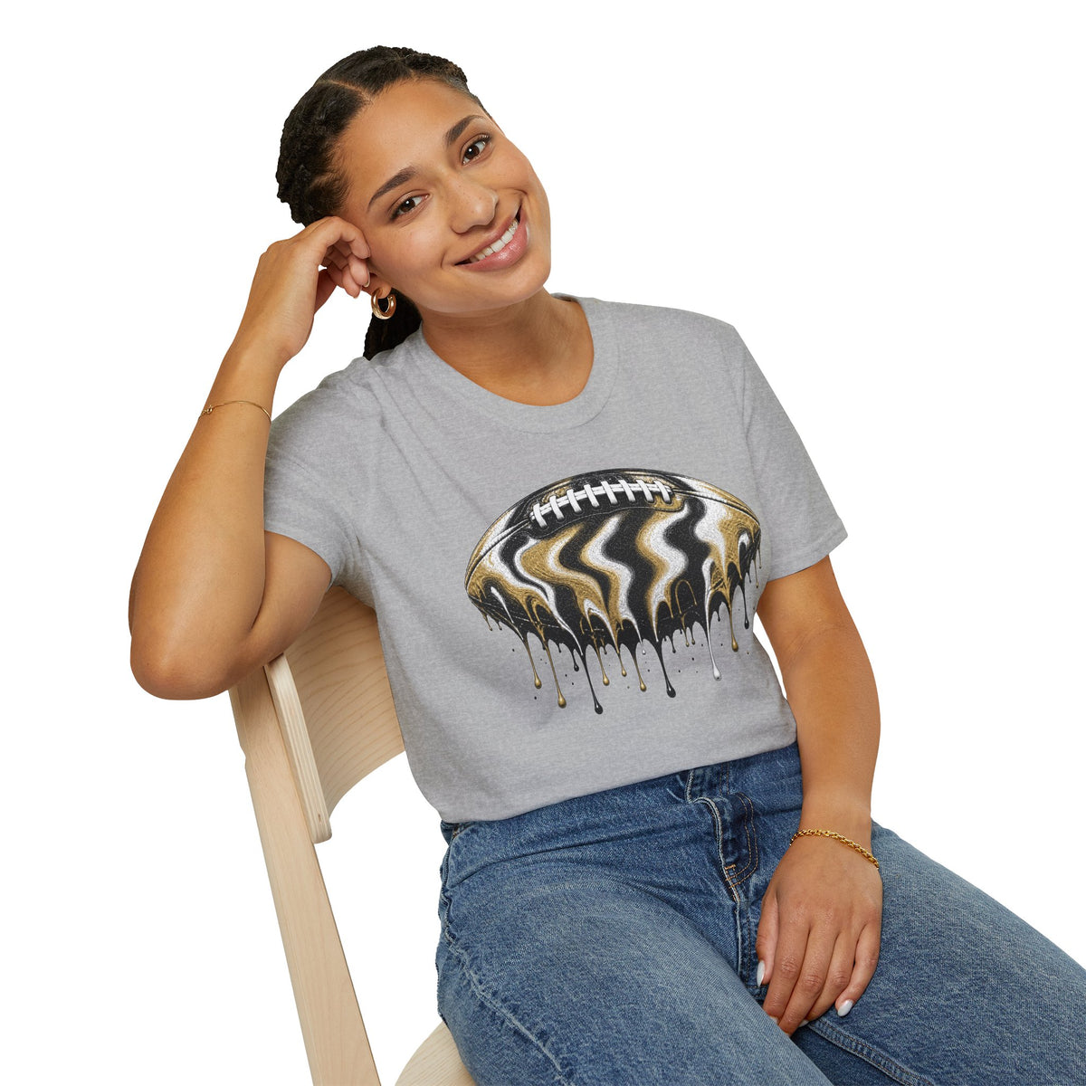 Vanderbilt Commodores Drip Football T-Shirt