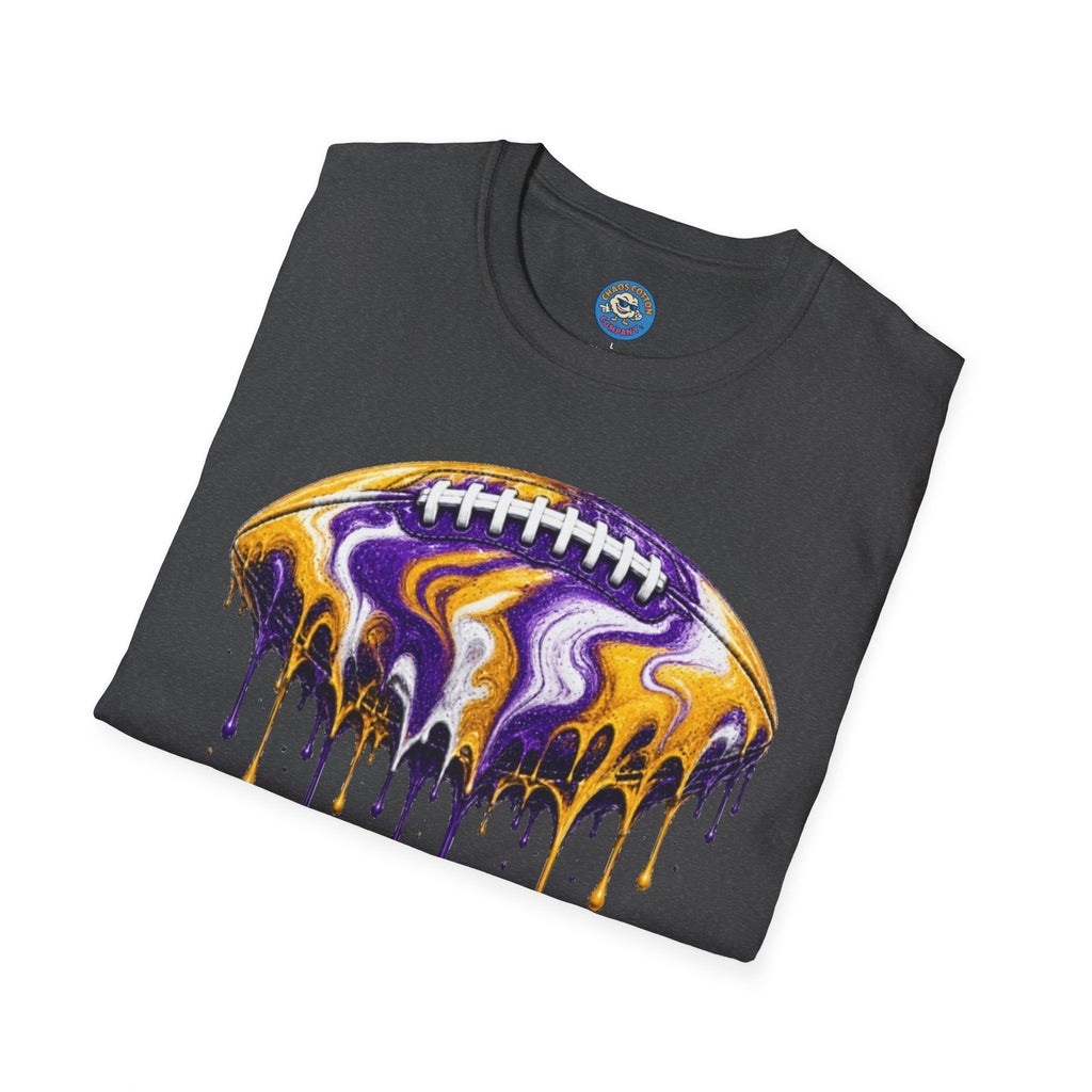 LSU Football Drip T-Shirt
