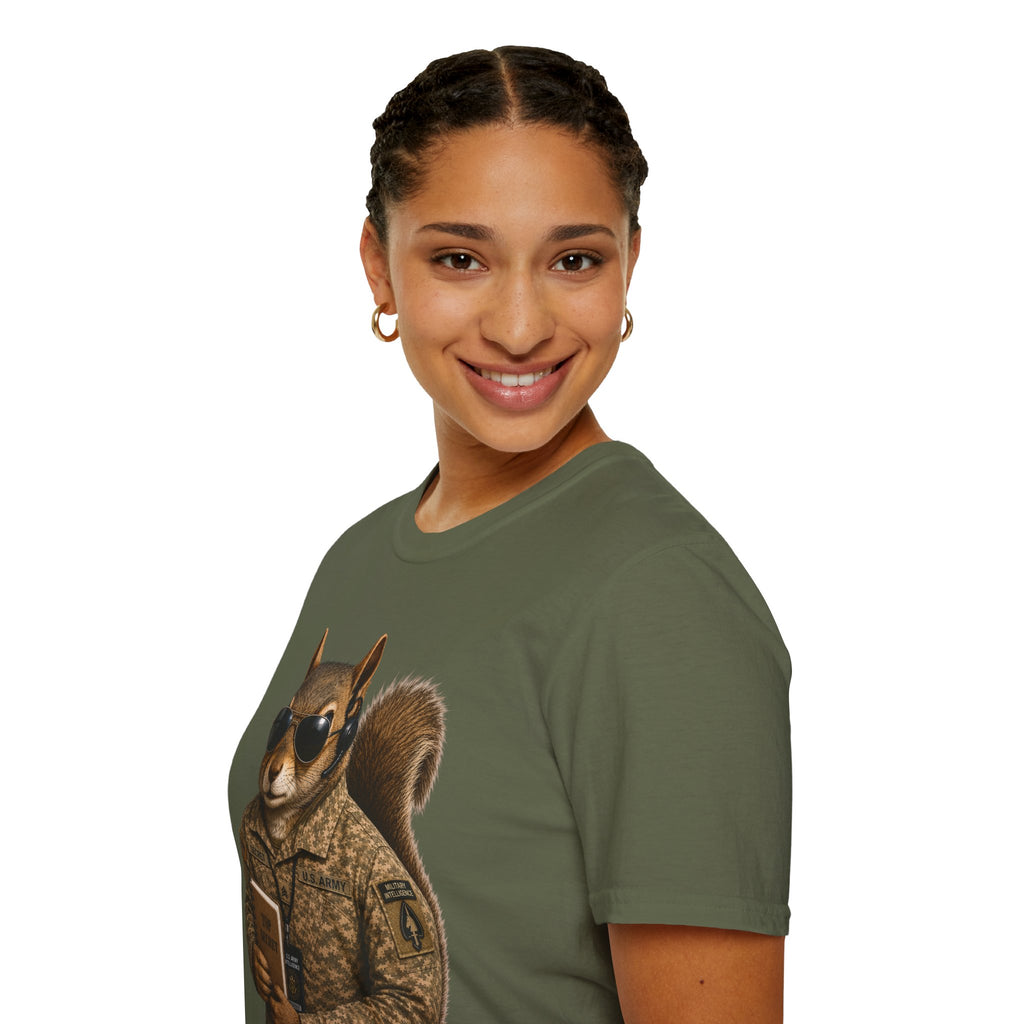 Secret Squirrel Military Intelligence Funny Tactical Squirrel Graphic