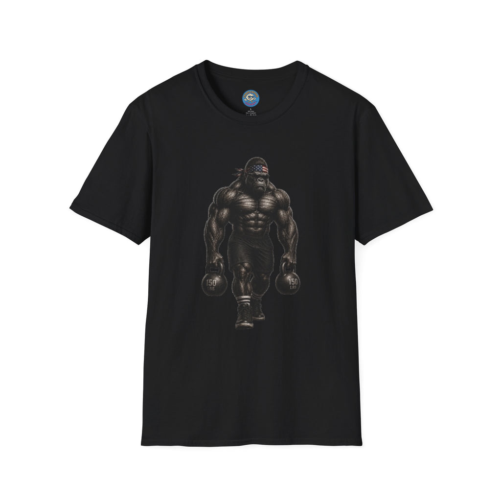 Gorilla Weightlifting T-Shirt (Farmer Carry)