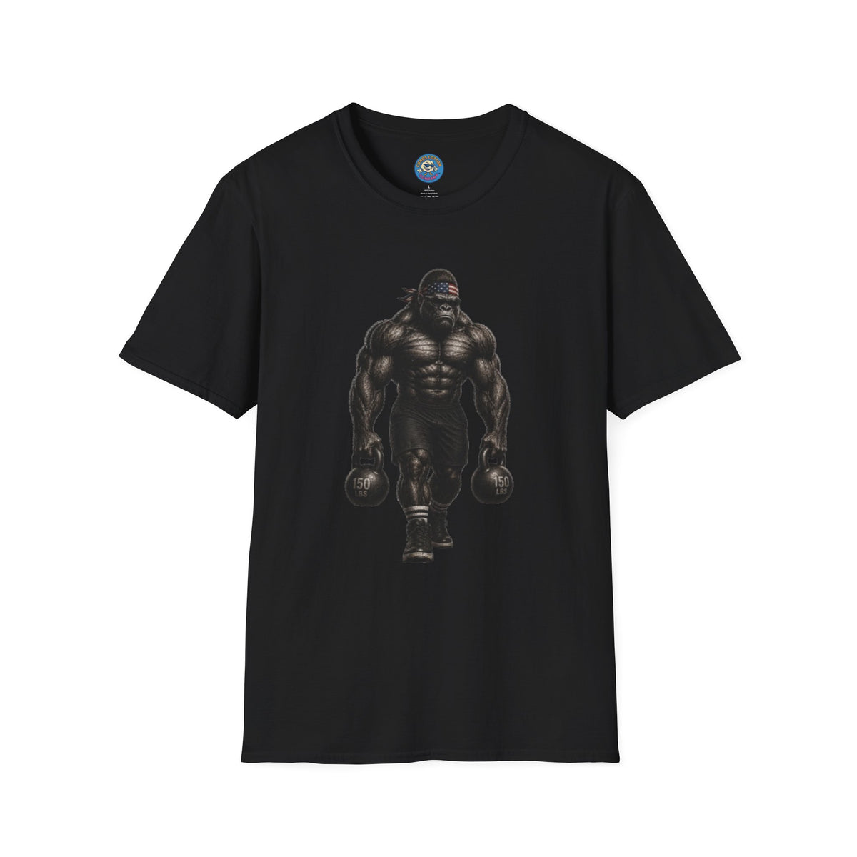 Gorilla Weightlifting T-Shirt (Farmer Carry)
