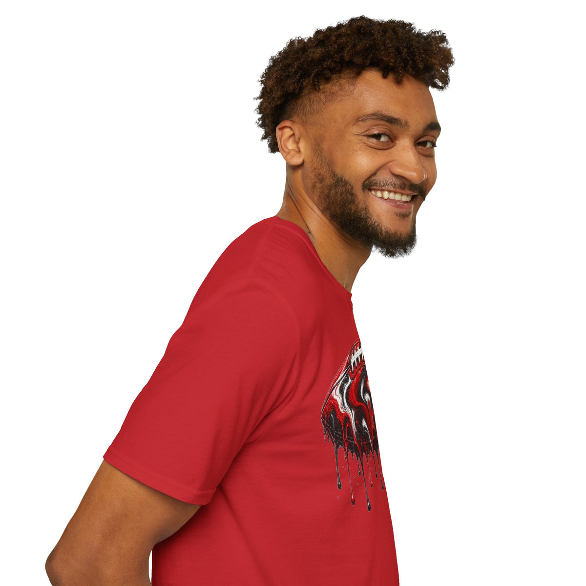 Georgia Bulldogs Drip Football T-Shirt