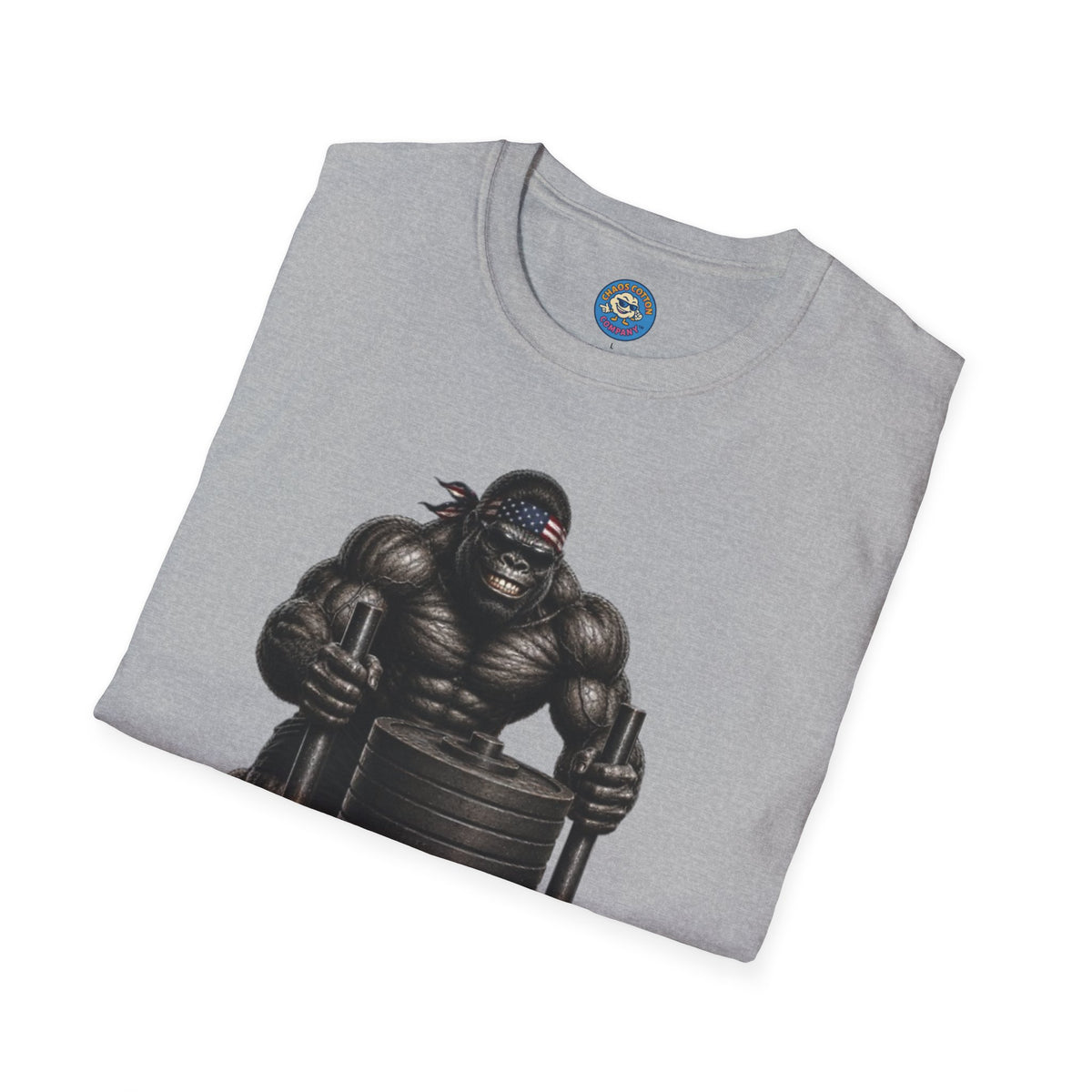Gorilla Weightlifting T-Shirt (Pushing Sled)
