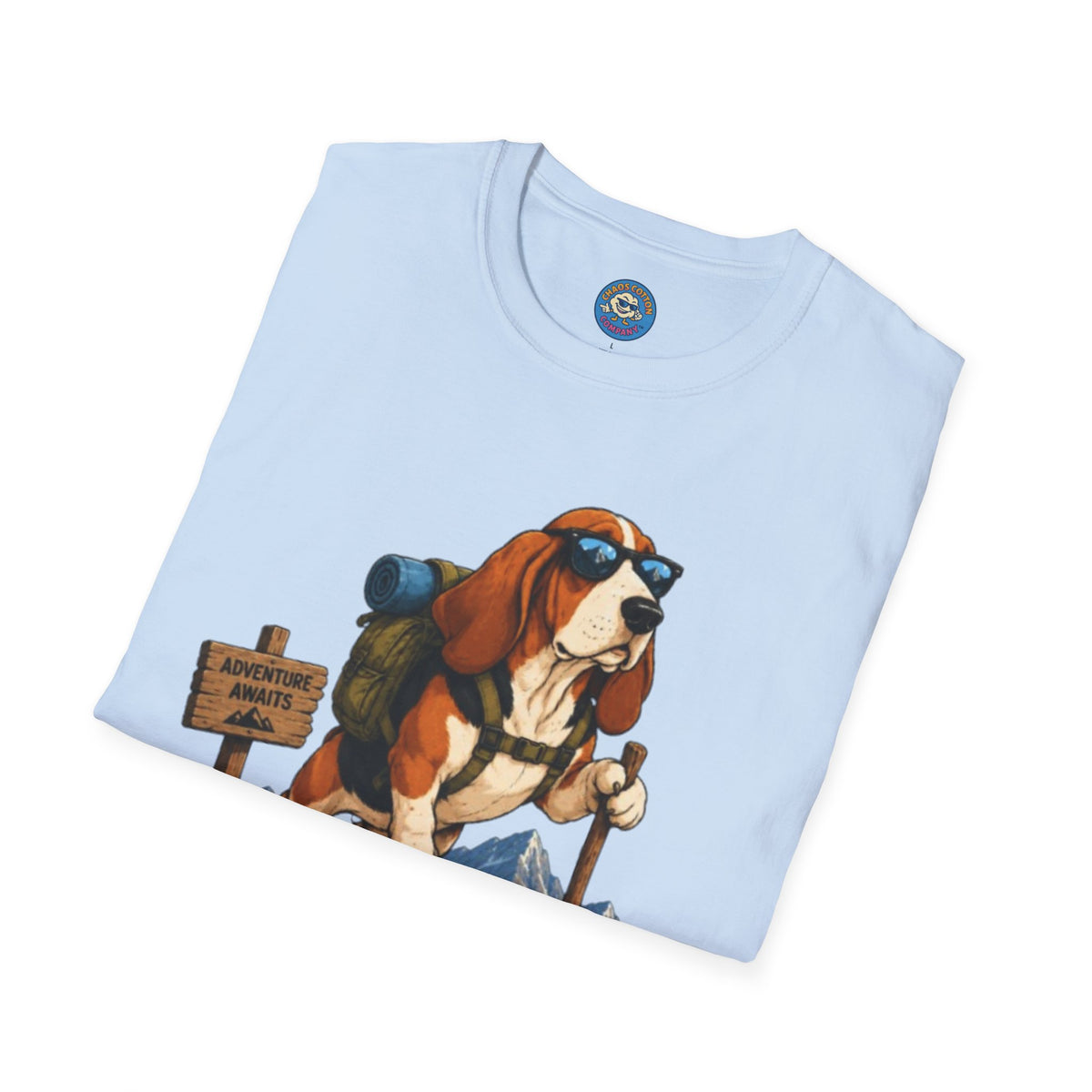 Hiking Basset Hound T-Shirt