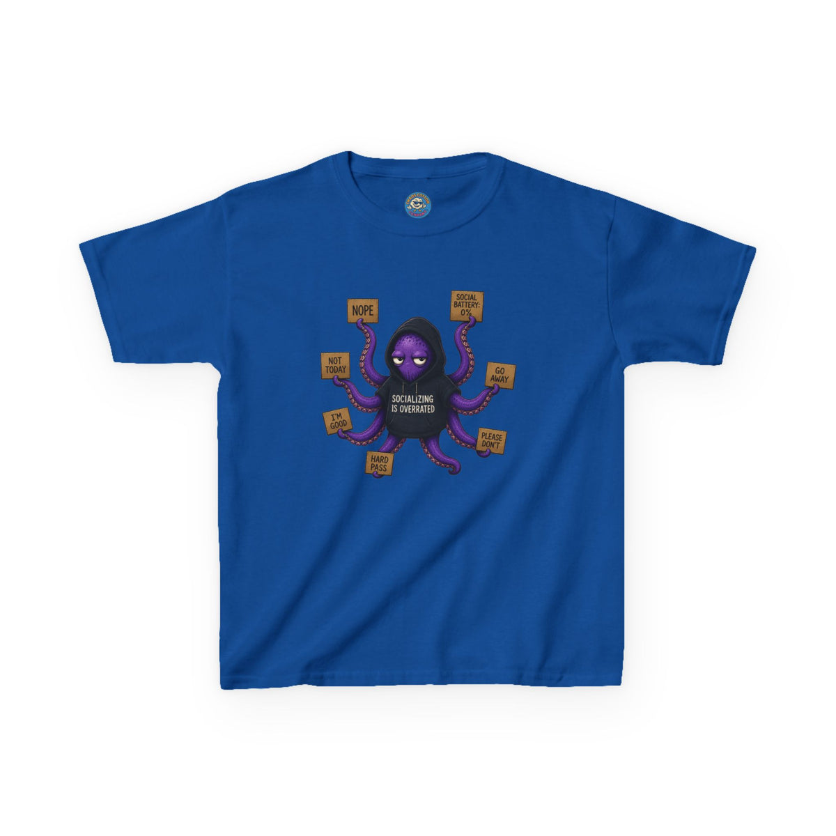 Anti-Social Octopus Kid's T-Shirt