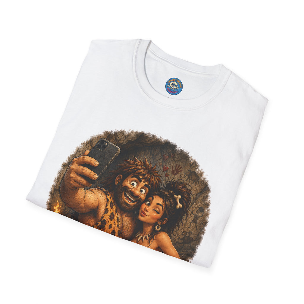 Caveman Couple Selfie T-Shirt