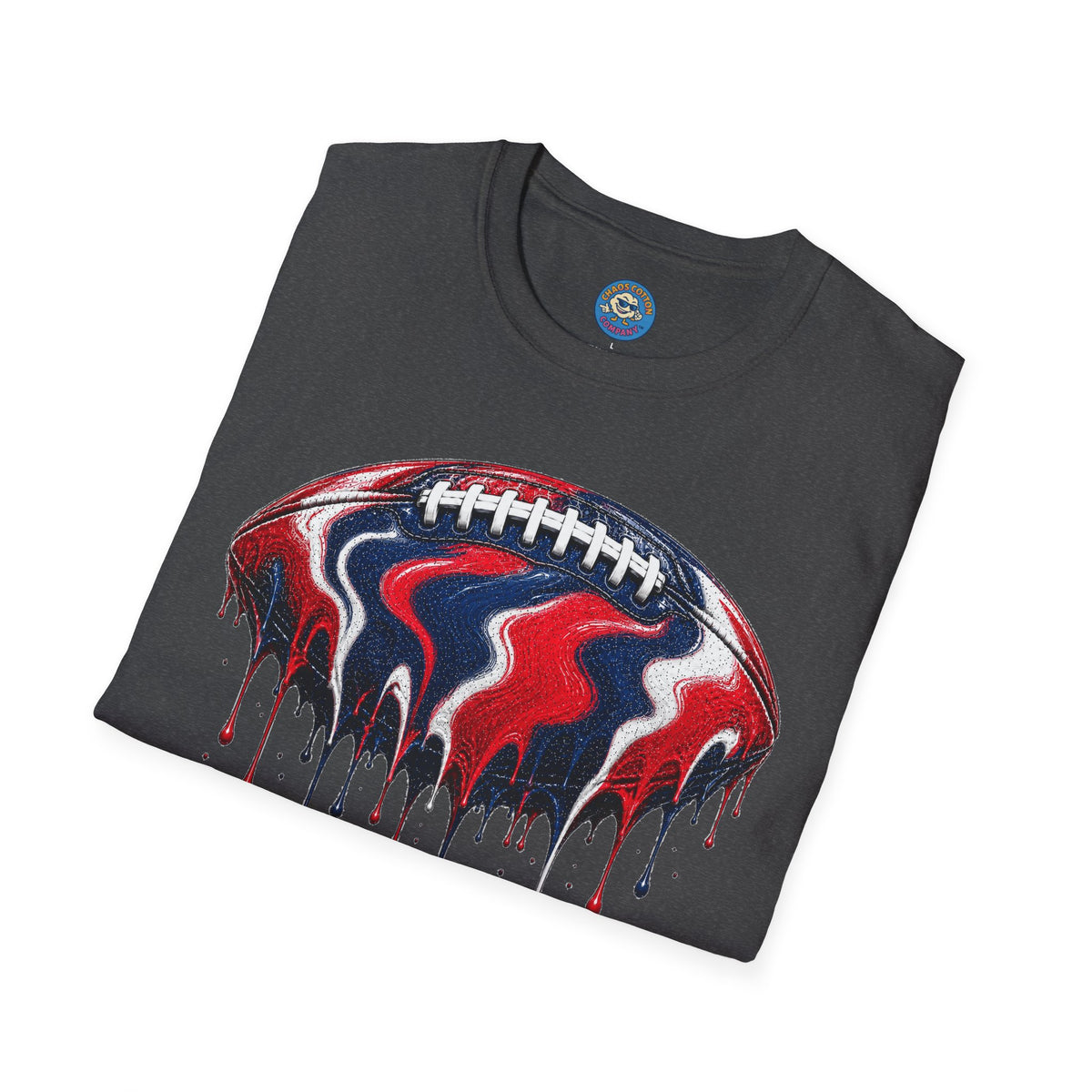 Ole Miss Drip Football T-Shirt
