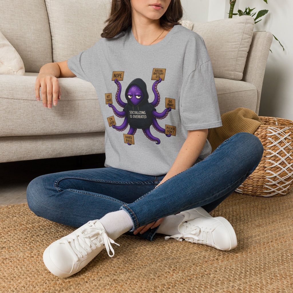 Anti-Social Introvert Octopus T-Shirt