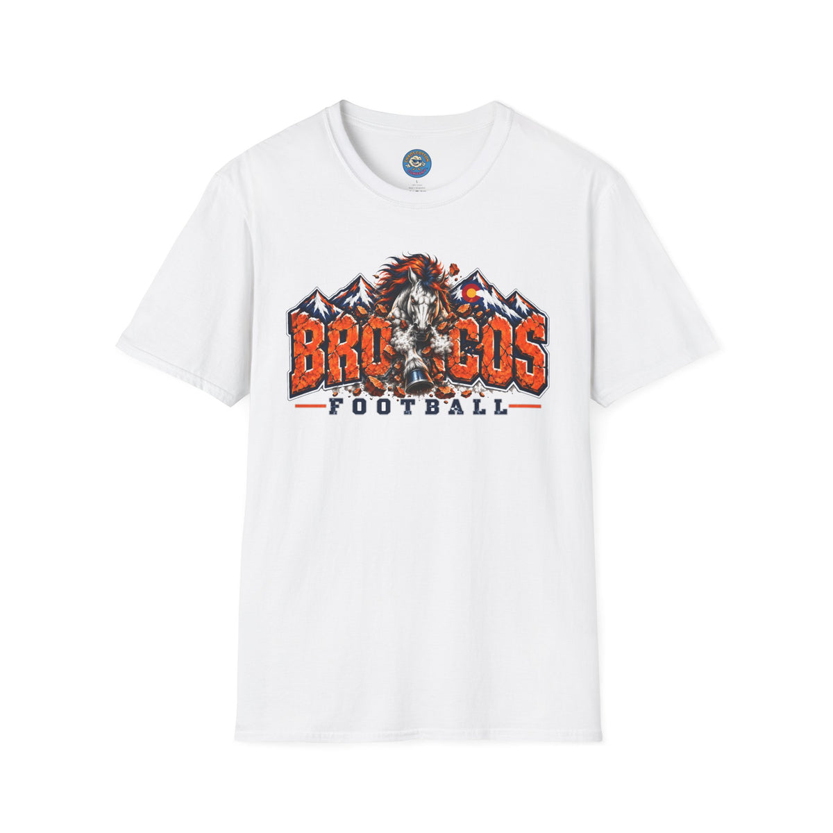 Broncos Football Mountain T-Shirt (V5)