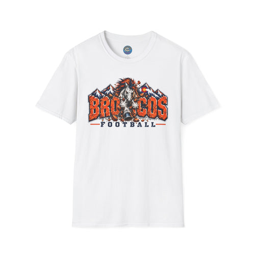 Broncos Football Mountain T-Shirt (V5)