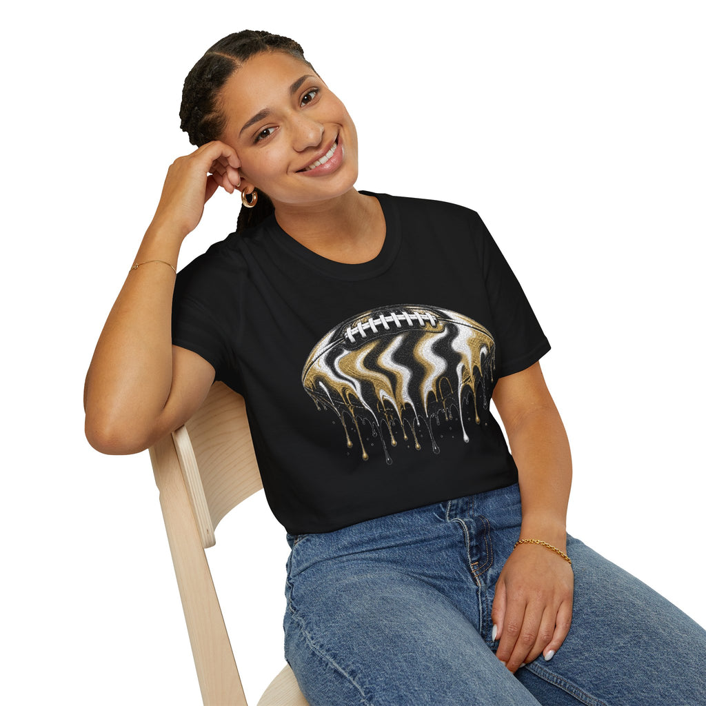 Vanderbilt Commodores Drip Football T-Shirt
