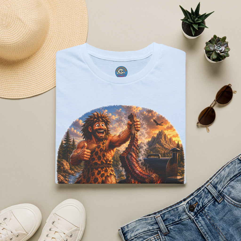 Caveman Grilling T-Shirt
