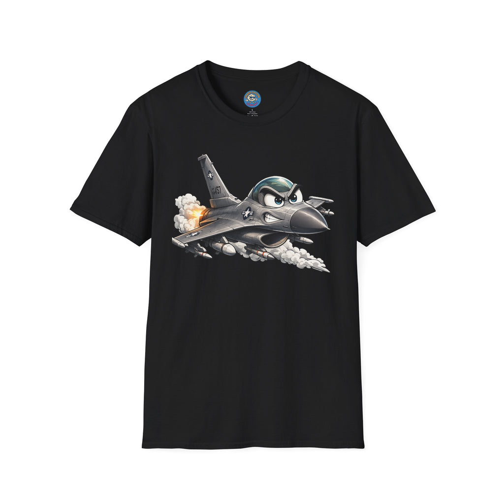 Cartoon Fighter Jet T-Shirt