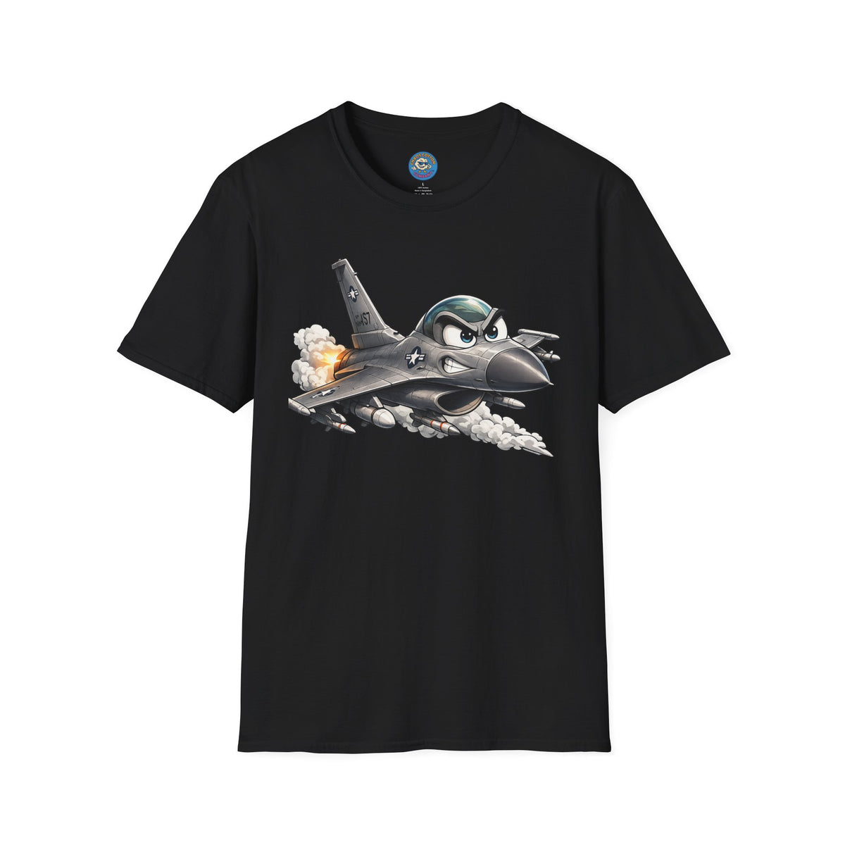 Cartoon Fighter Jet T-Shirt