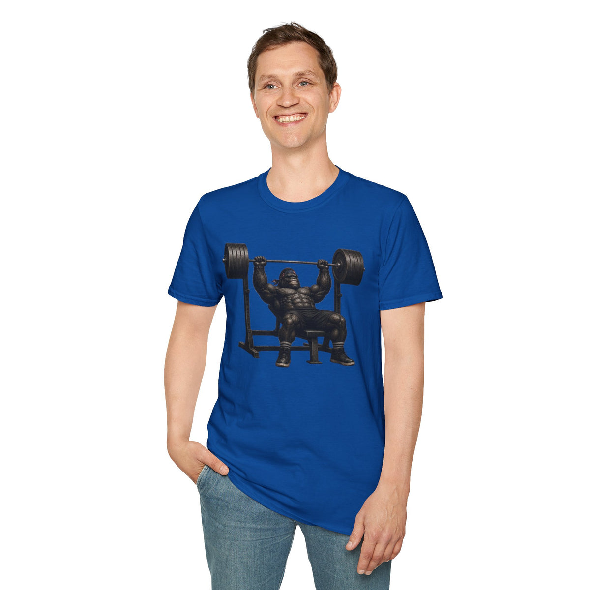 Gorilla Weightlifting T-Shirt (Chest Press)