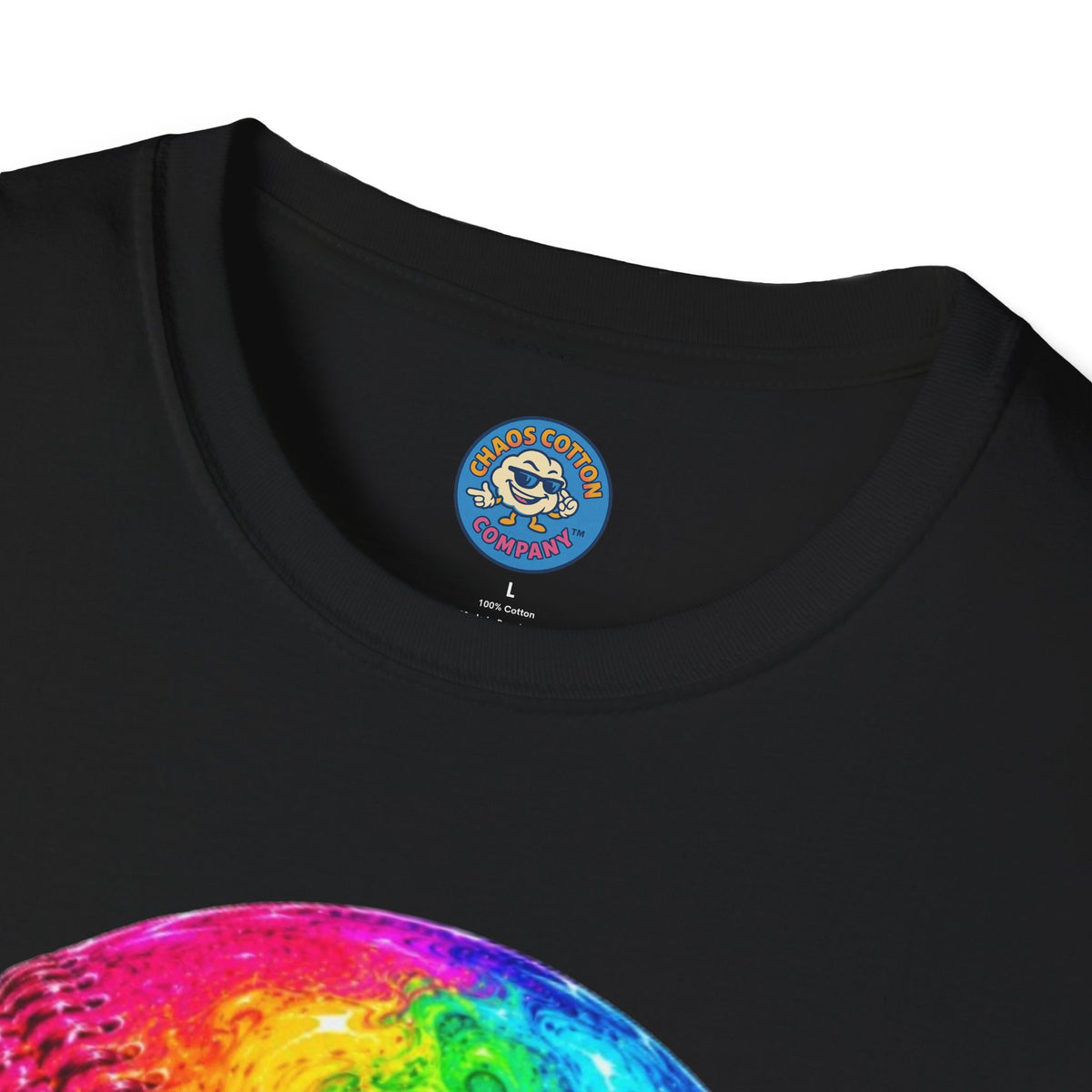 Rainbow Drip Baseball T-Shirt