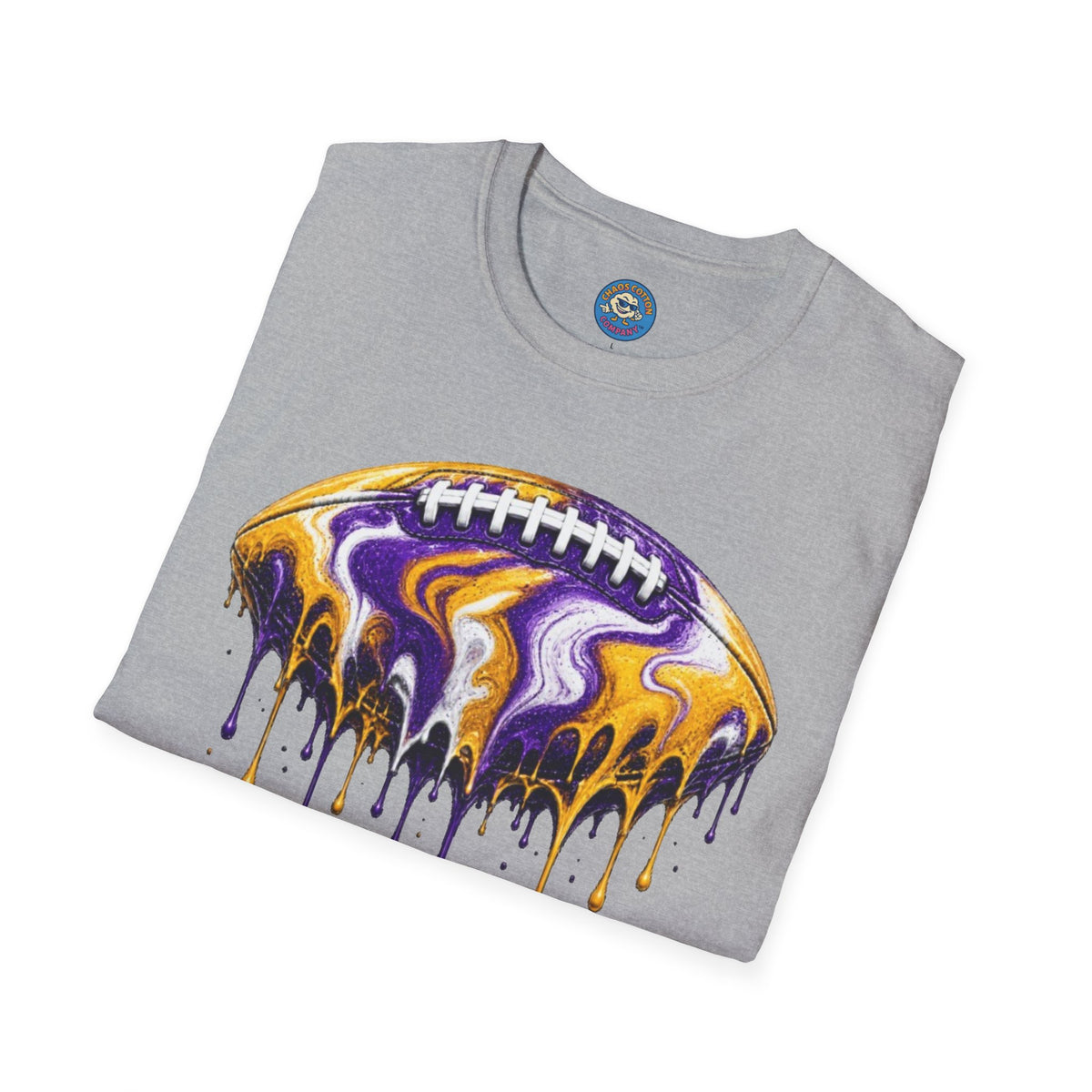 LSU Football Drip T-Shirt