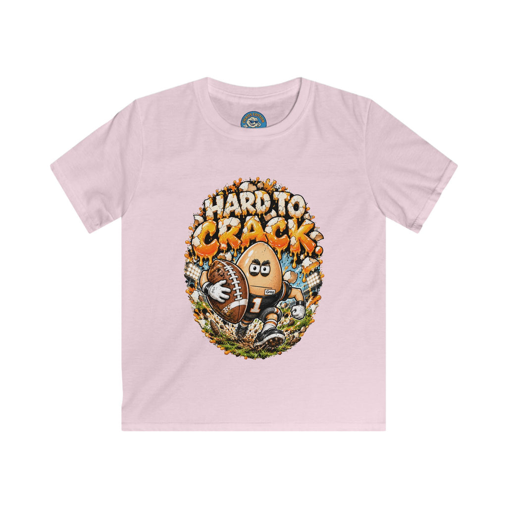 Greg the Egg "Hard to Crack" Football Kids T-Shirt