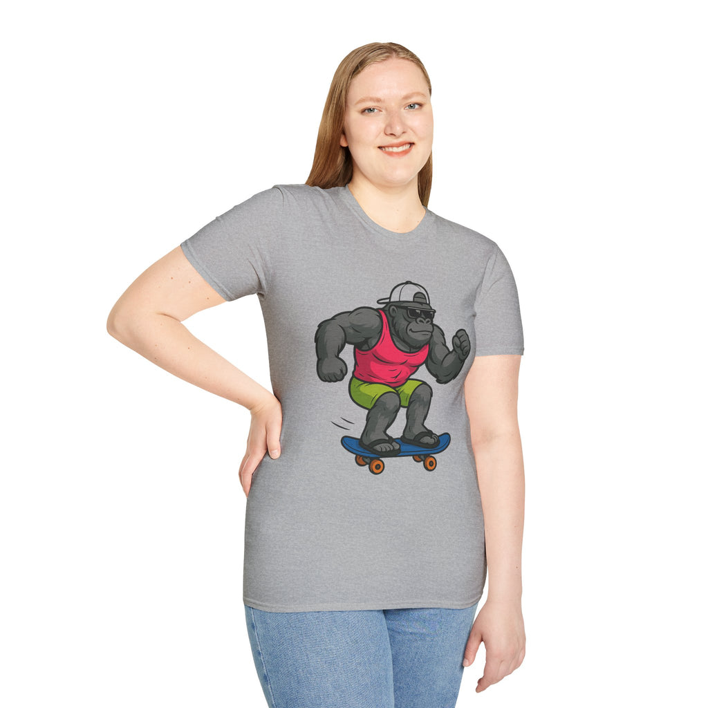 Skateboarding Gorilla T-Shirt