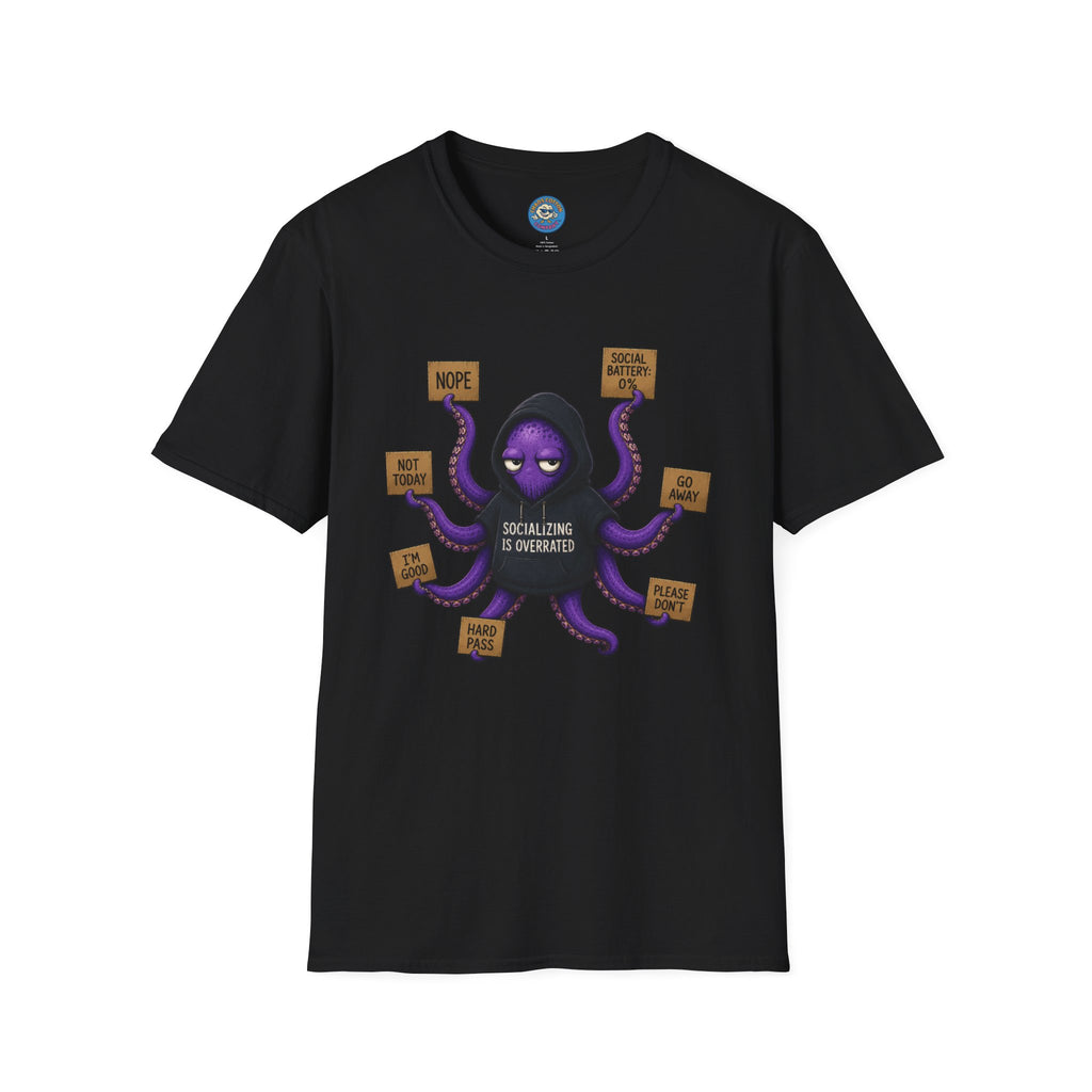 Anti-Social Introvert Octopus T-Shirt