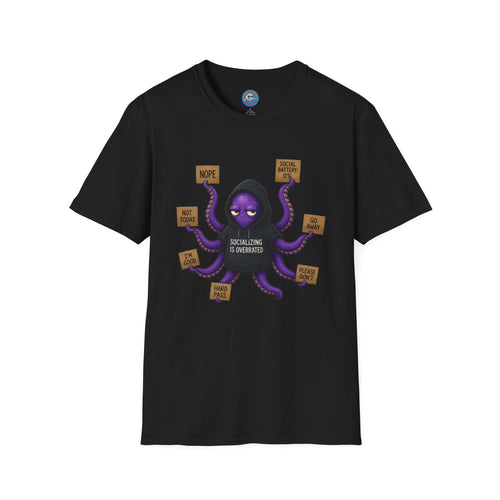 Anti-Social Introvert Octopus T-Shirt