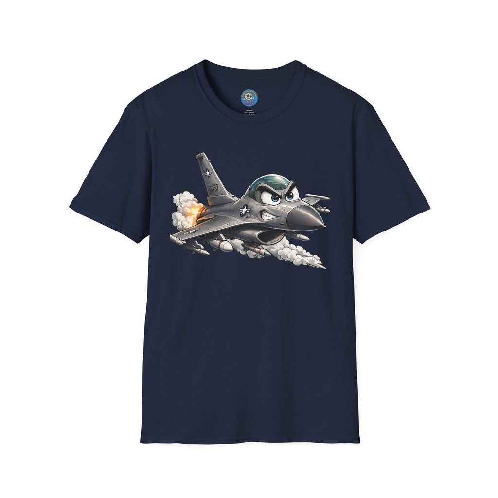 Cartoon Fighter Jet T-Shirt