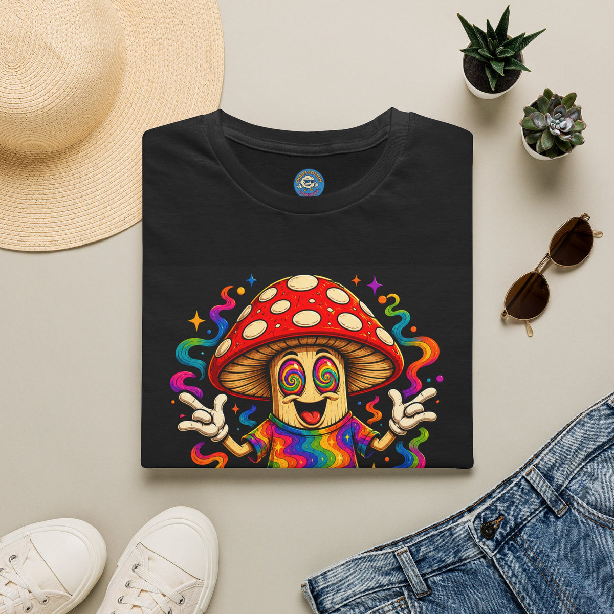 Wild Spore Psychedelic Mushroom T-Shirt (V2)