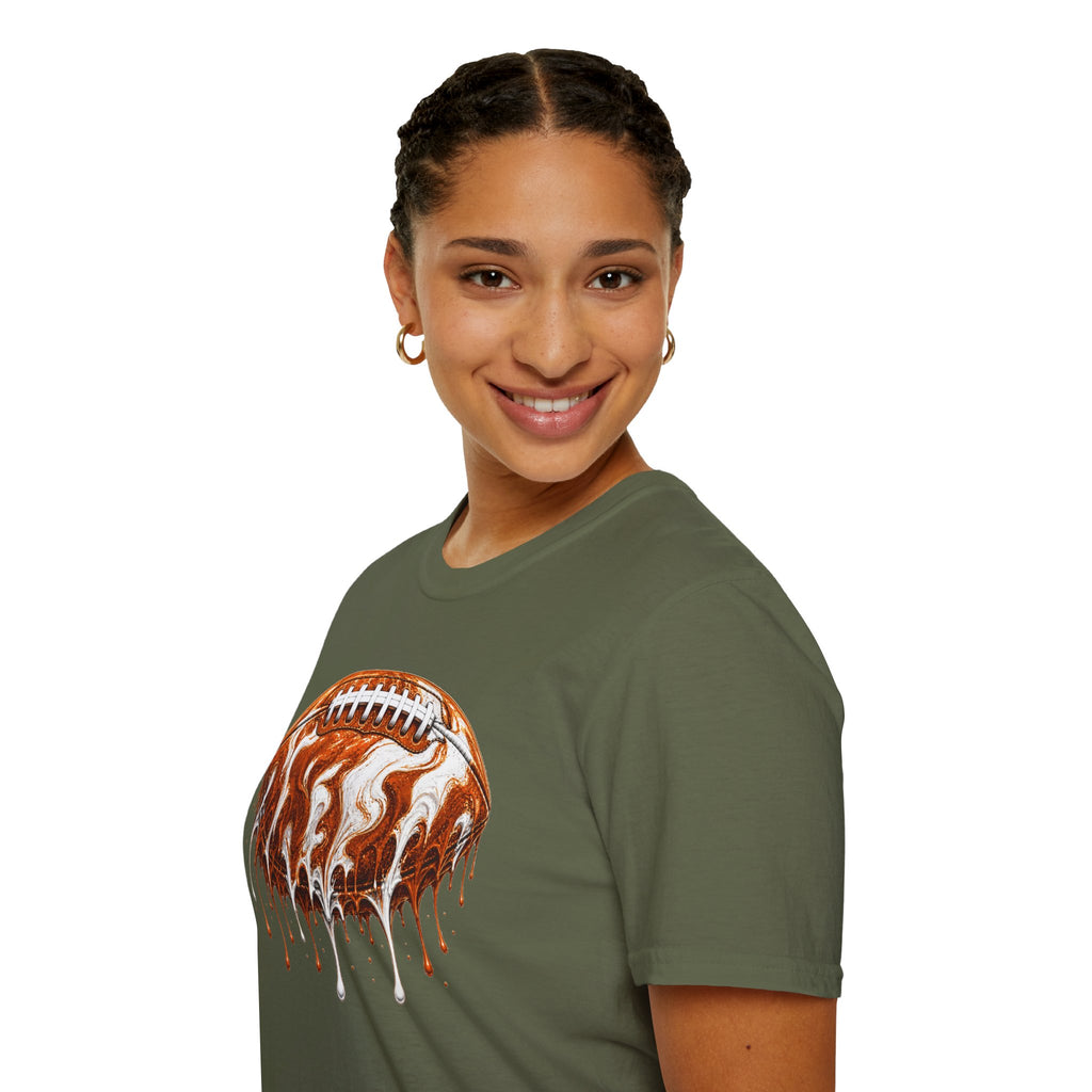 Texas Longhorns Drip Football T-Shirt